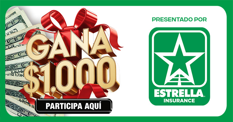 Gana $1,000 con Estrella Insurance